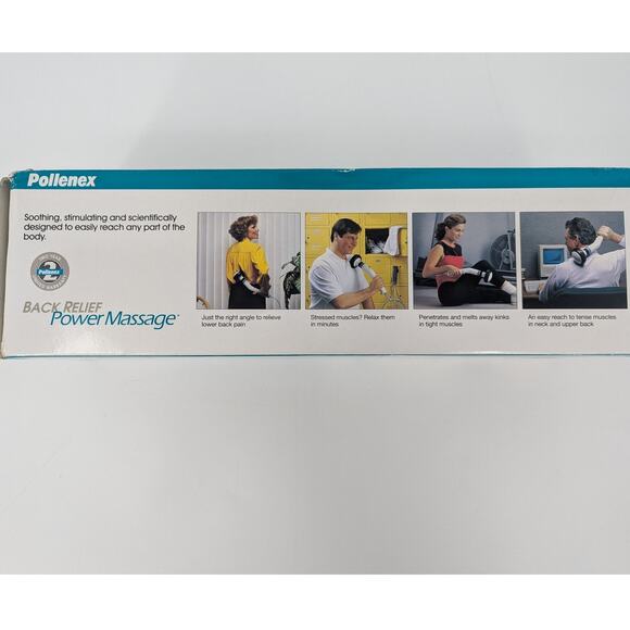 Tested & Working Pollenex Power Massage WM15 Variable Speed Angled Back Massager - Picture 4 of 5